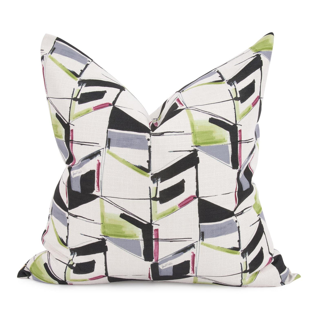 Howard Elliott Collection 24 x 24 Abstract Fuchsia Pillow - Poly Insert