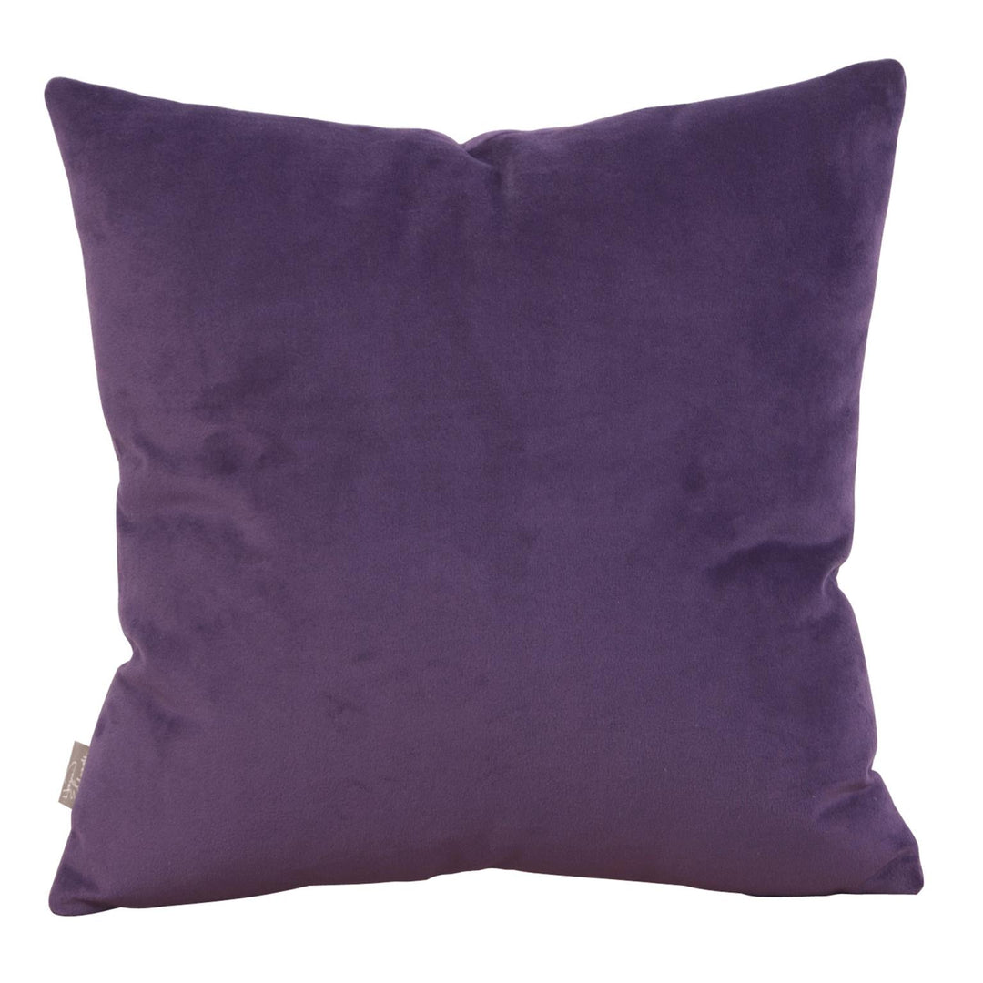 Howard Elliott Collection 24 x 24 Bella Eggplant Pillow - Down Insert