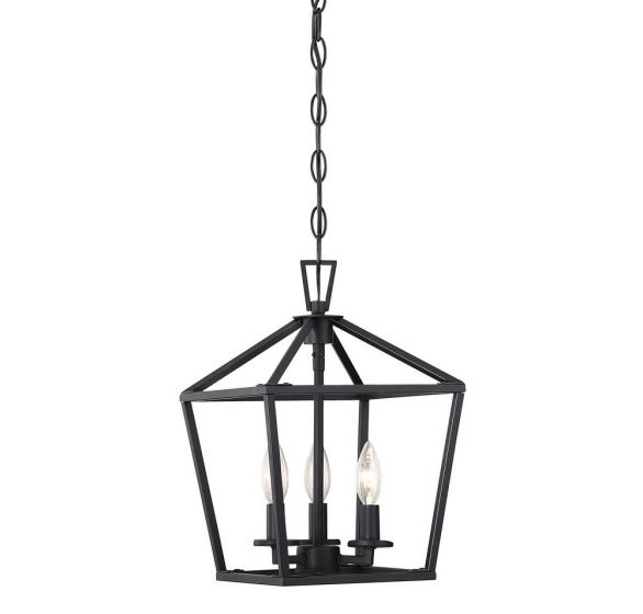 Essentials Townsend Pendant Pendant Essentials Matte Black 3 