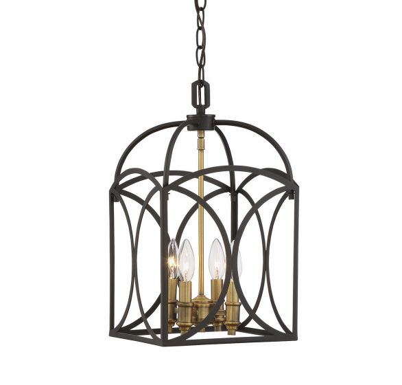 Savoy House Talbot Pendant Pendants Savoy House 10x10x18 Bronze 