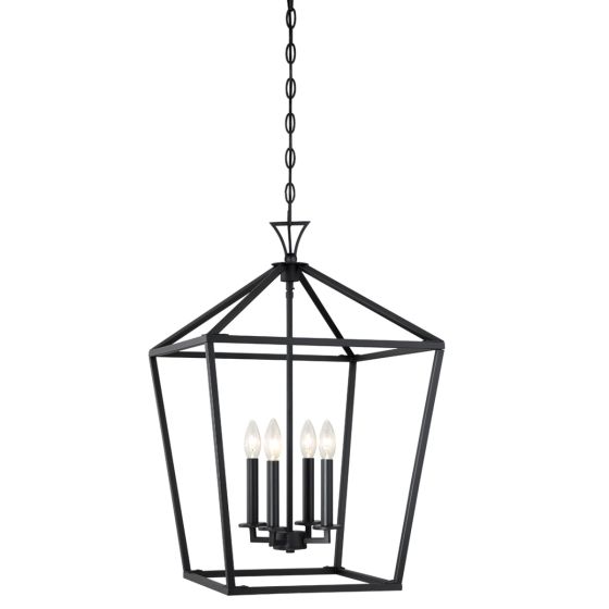 Essentials Townsend Pendant Pendant Essentials Matte Black 4 