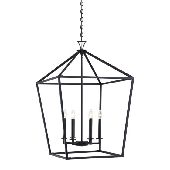 Essentials Townsend Pendant Pendant Essentials Matte Black 6 