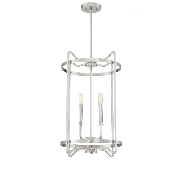 Savoy House Essentials Kent Pendant Pendants Savoy House 16x16x24 Satin Nickel 