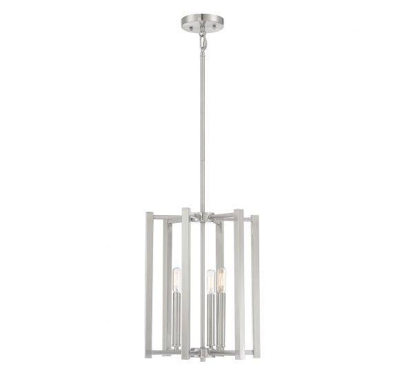 Savoy House Essentials Benson Pendant Pendants Savoy House 13x13x16.5 Satin Nickel 