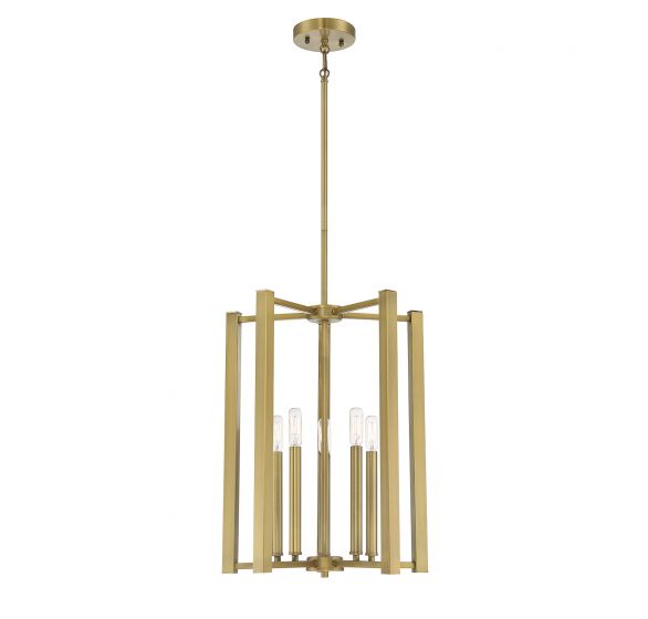 Savoy House Essentials Benson Pendant Pendants Savoy House 15.5x15.5x20 Brass 