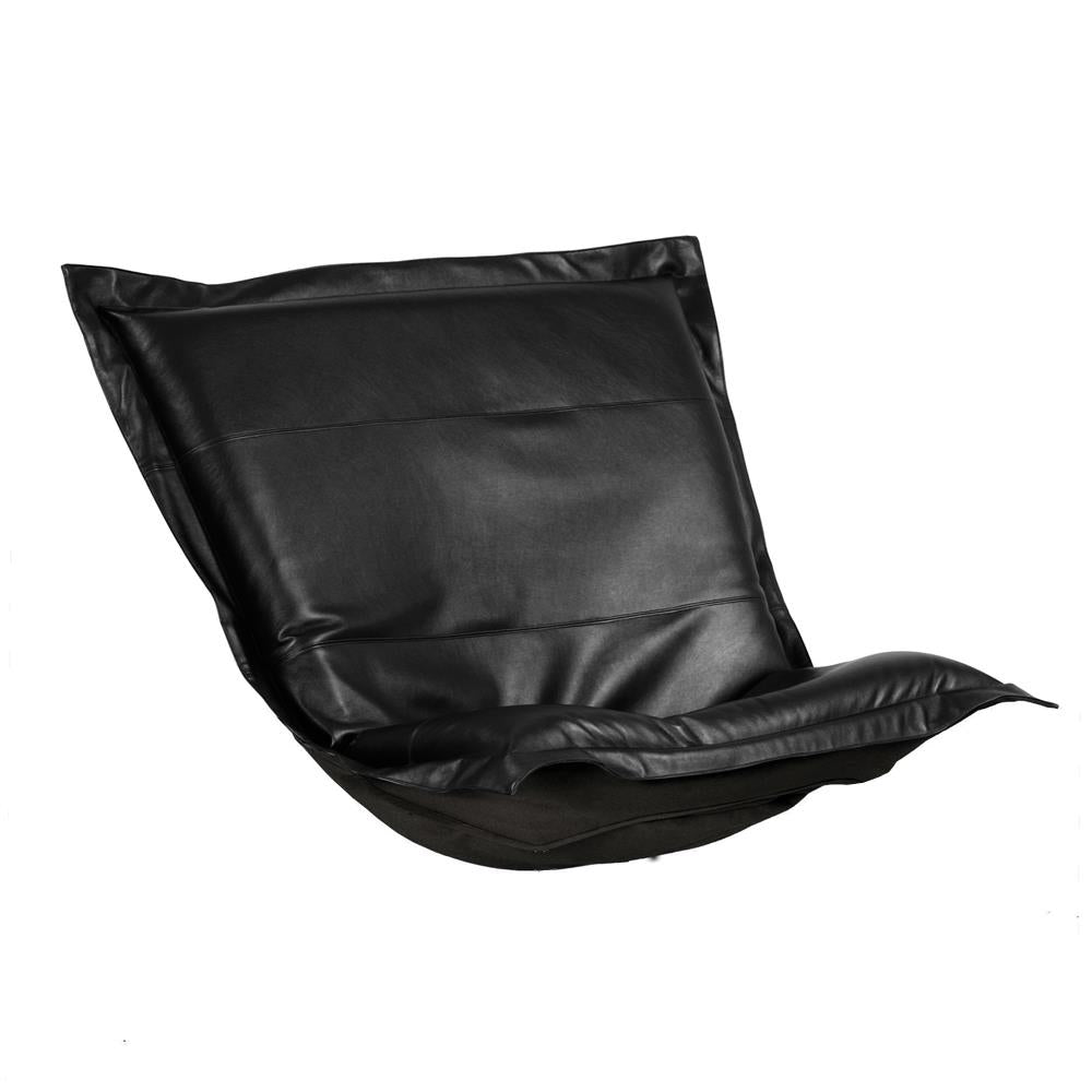 Howard Elliott Collection Puff Chair Cushion Avanti Black (Cushion and Cover Only) Chairs Howard Elliott Collection   