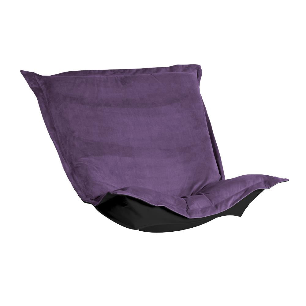 Howard Elliott Collection Puff Chair Cushion Bella Eggplant (Cushion and Cover Only) Chairs Howard Elliott Collection   