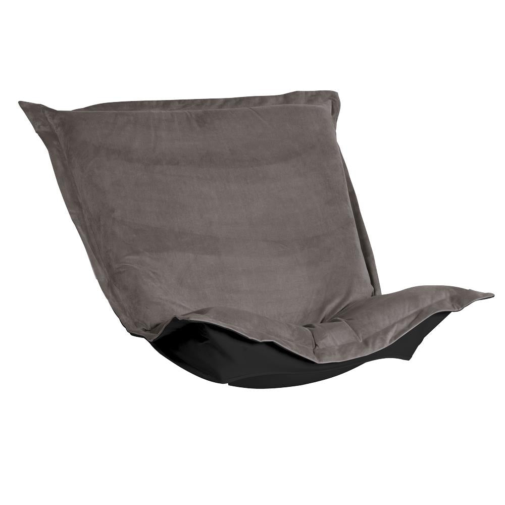 Howard Elliott Collection Puff Chair Cushion Bella Pewter (Cushion and Cover Only) Chairs Howard Elliott Collection   