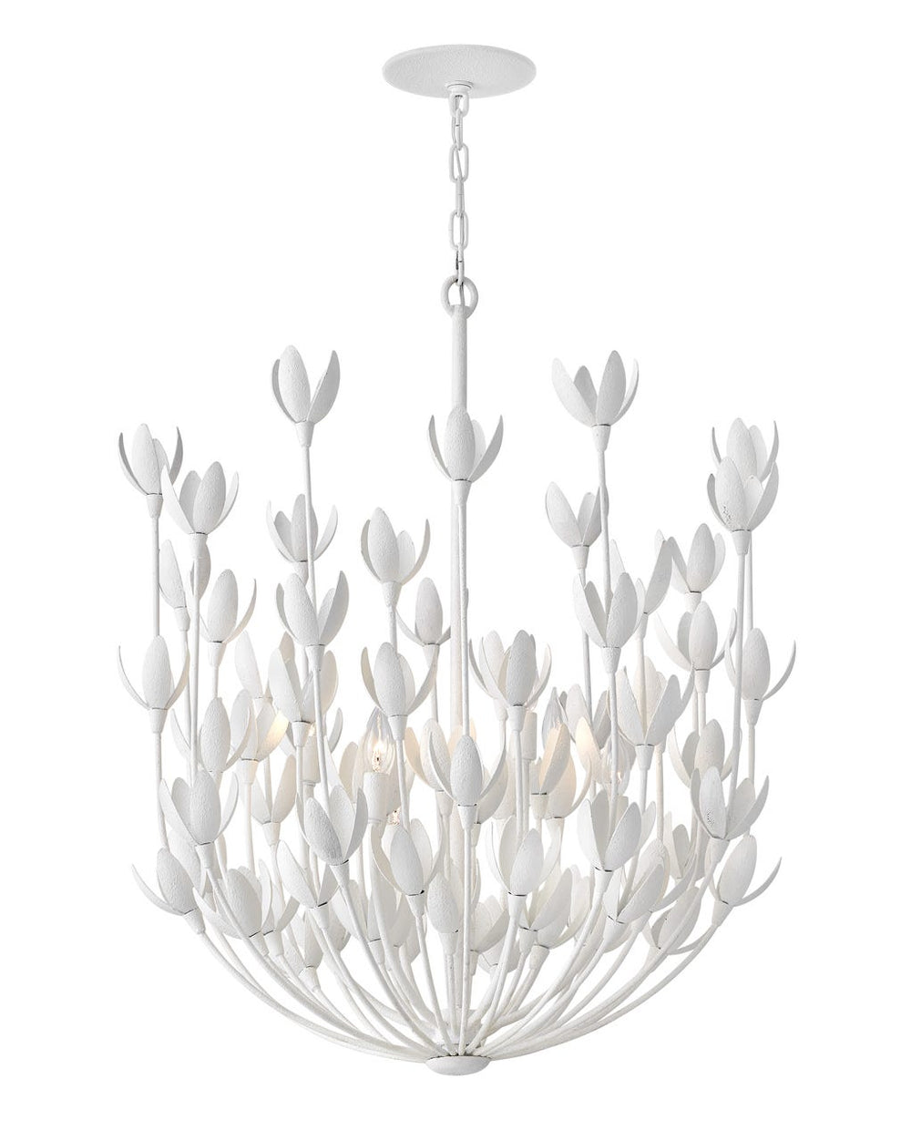 Hinkley Flora Chandelier Chandeliers Hinkley Textured Plaster 26.25x26.25x34.25 