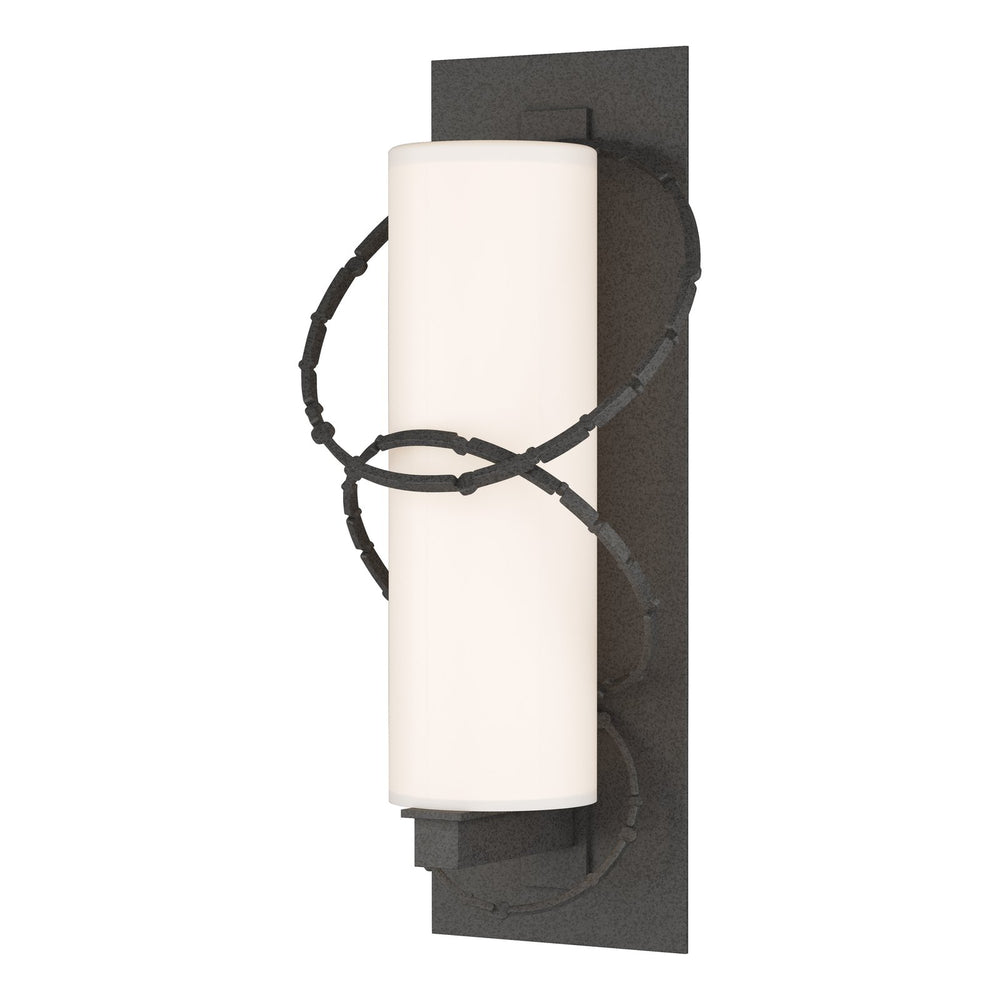 Hubbardton Forge Olympus Large Outdoor Sconce Outdoor Wall Lights Hubbardton Forge Coastal Natural Iron  