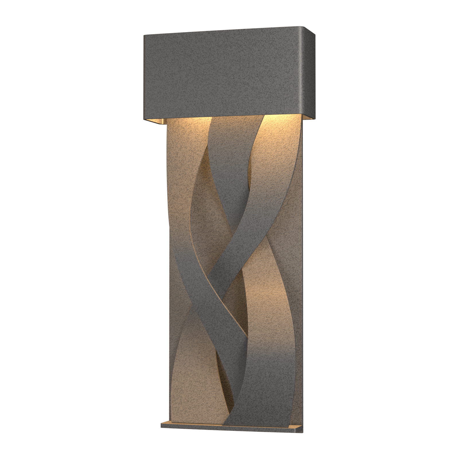 Hubbardton Forge Tress Small Dark Sky Friendly LED Outdoor Sconce Outdoor l Wall Hubbardton Forge Coastal Natural Iron  