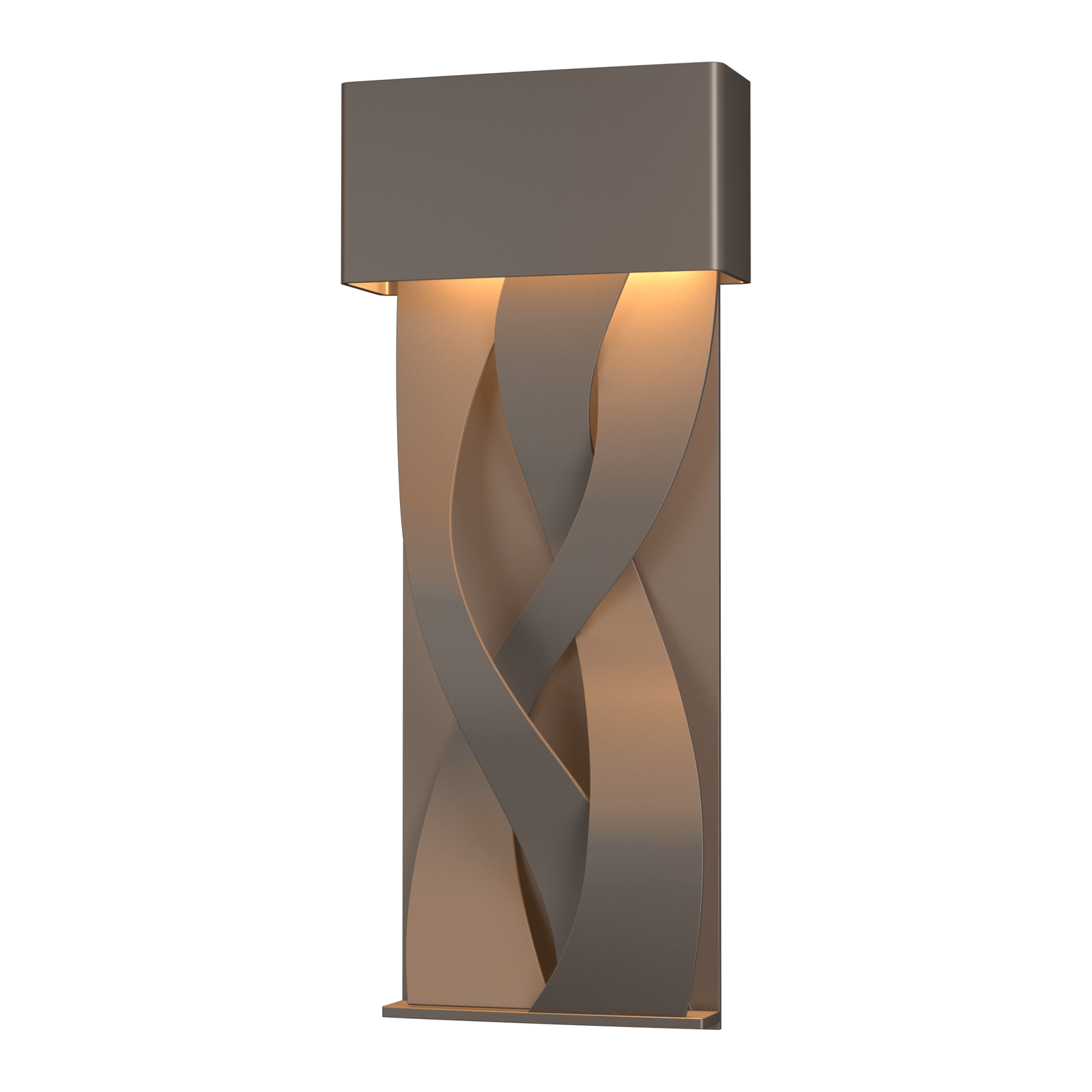 Hubbardton Forge Tress Small Dark Sky Friendly LED Outdoor Sconce Outdoor l Wall Hubbardton Forge Coastal Dark Smoke  