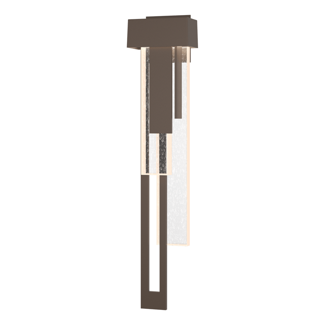 Hubbardton Forge Rainfall Large LED Outdoor Sconce Outdoor Wall Lights Hubbardton Forge Coastal Bronze  