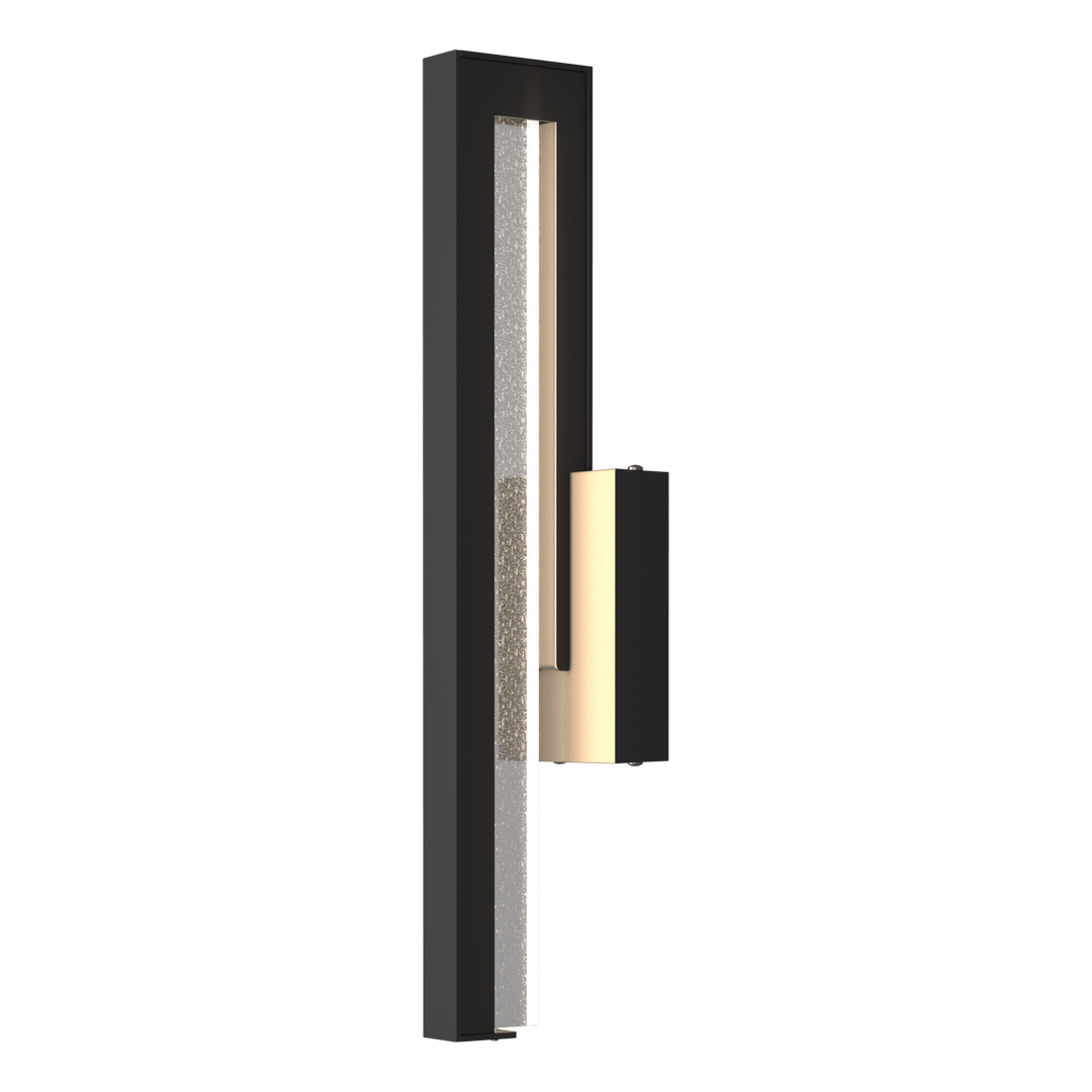 Hubbardton Forge Edge Medium LED Outdoor Sconce Outdoor Wall Lights Hubbardton Forge Coastal Black  