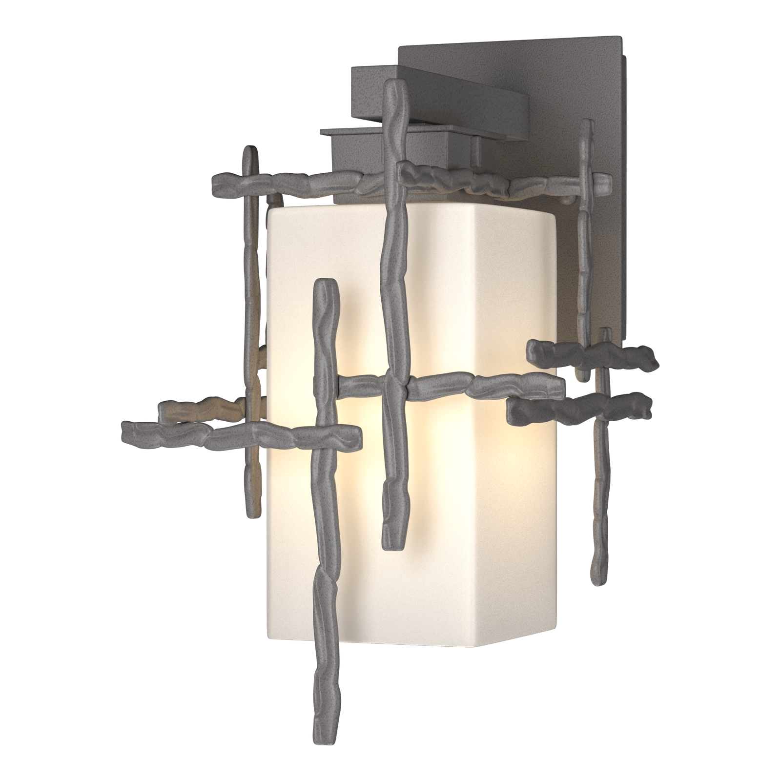 Hubbardton Forge Tura Small Outdoor Sconce Outdoor l Wall Hubbardton Forge Coastal Burnished Steel  