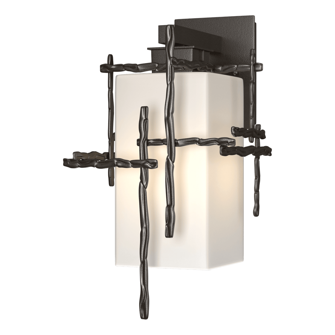 Hubbardton Forge Tura Medium Outdoor Sconce Outdoor Wall Lights Hubbardton Forge Coastal Oil Rubbed Bronze  