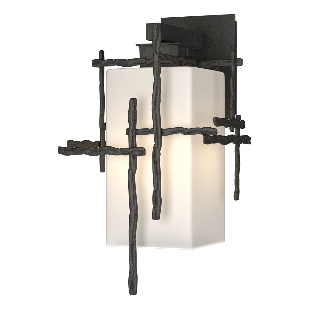 Hubbardton Forge Tura Medium Outdoor Sconce Outdoor Wall Lights Hubbardton Forge Coastal Natural Iron  