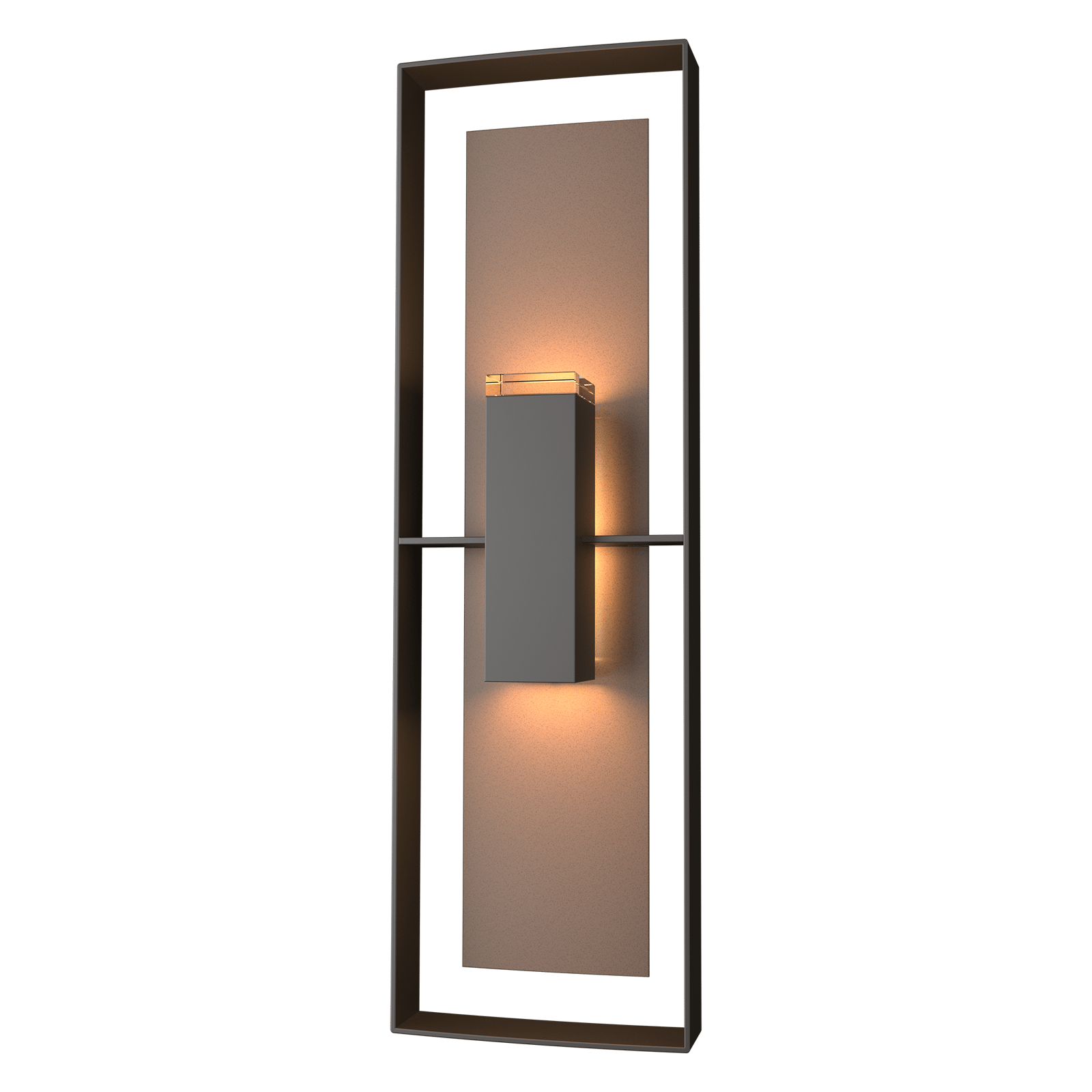 Hubbardton Forge Shadow Box Tall Outdoor Sconce