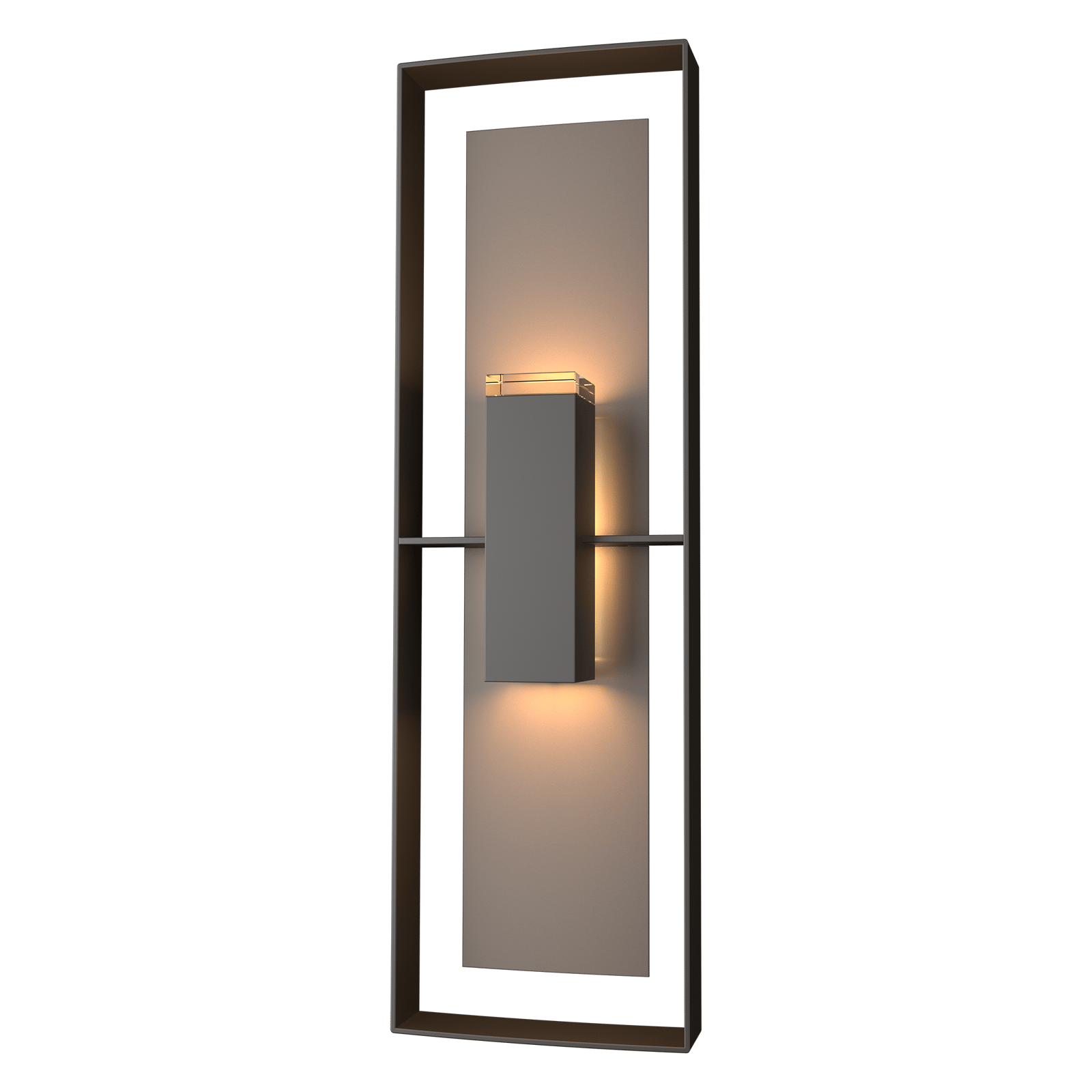 Hubbardton Forge Shadow Box Tall Outdoor Sconce