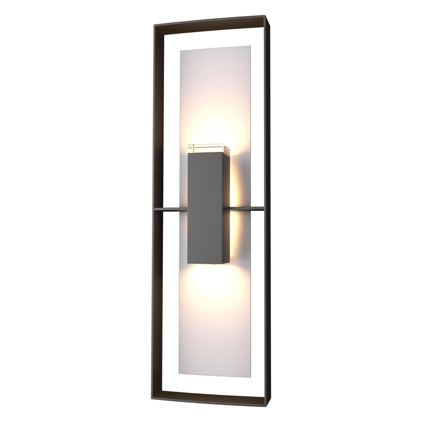 Hubbardton Forge Shadow Box Tall Outdoor Sconce