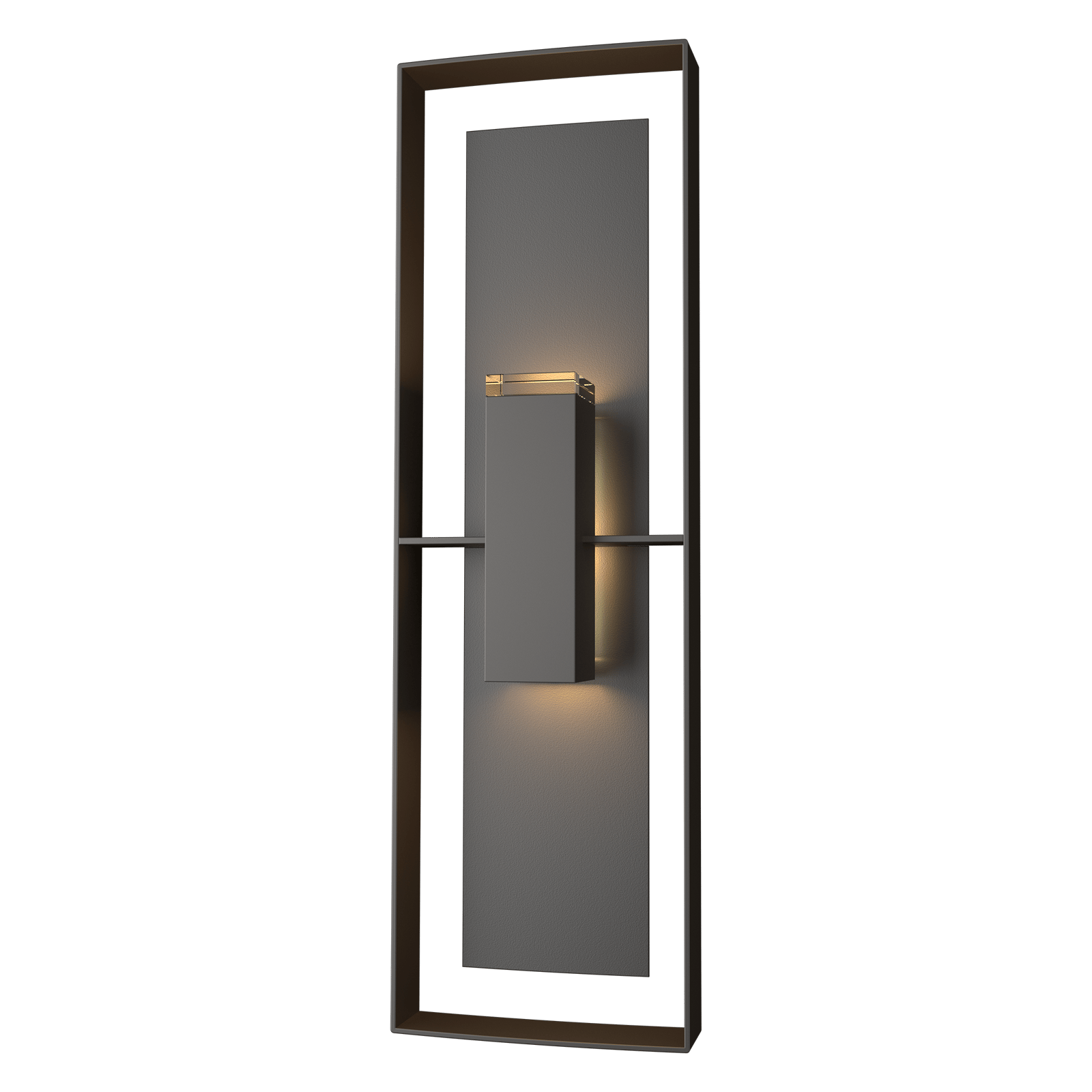 Hubbardton Forge Shadow Box Tall Outdoor Sconce