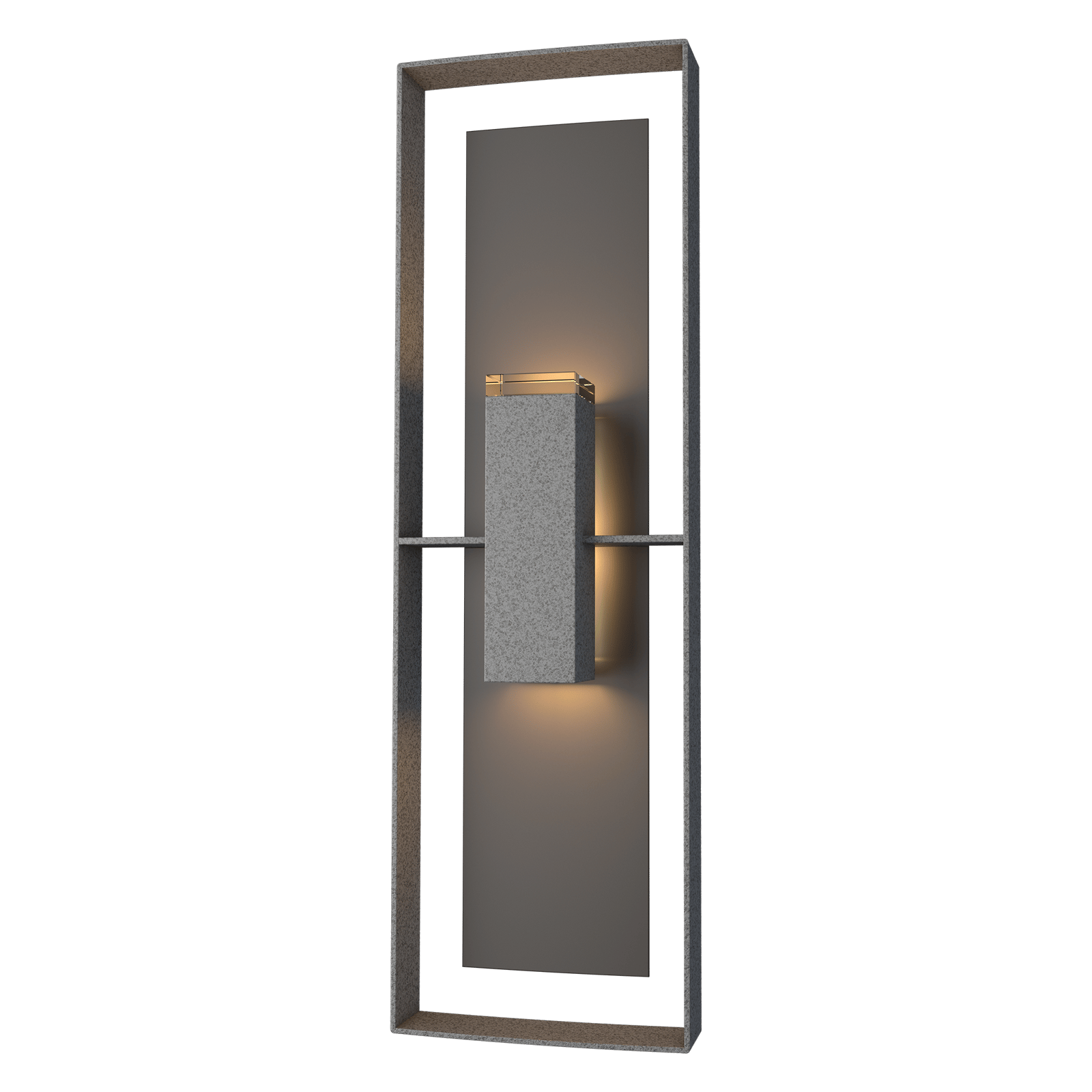 Hubbardton Forge Shadow Box Tall Outdoor Sconce