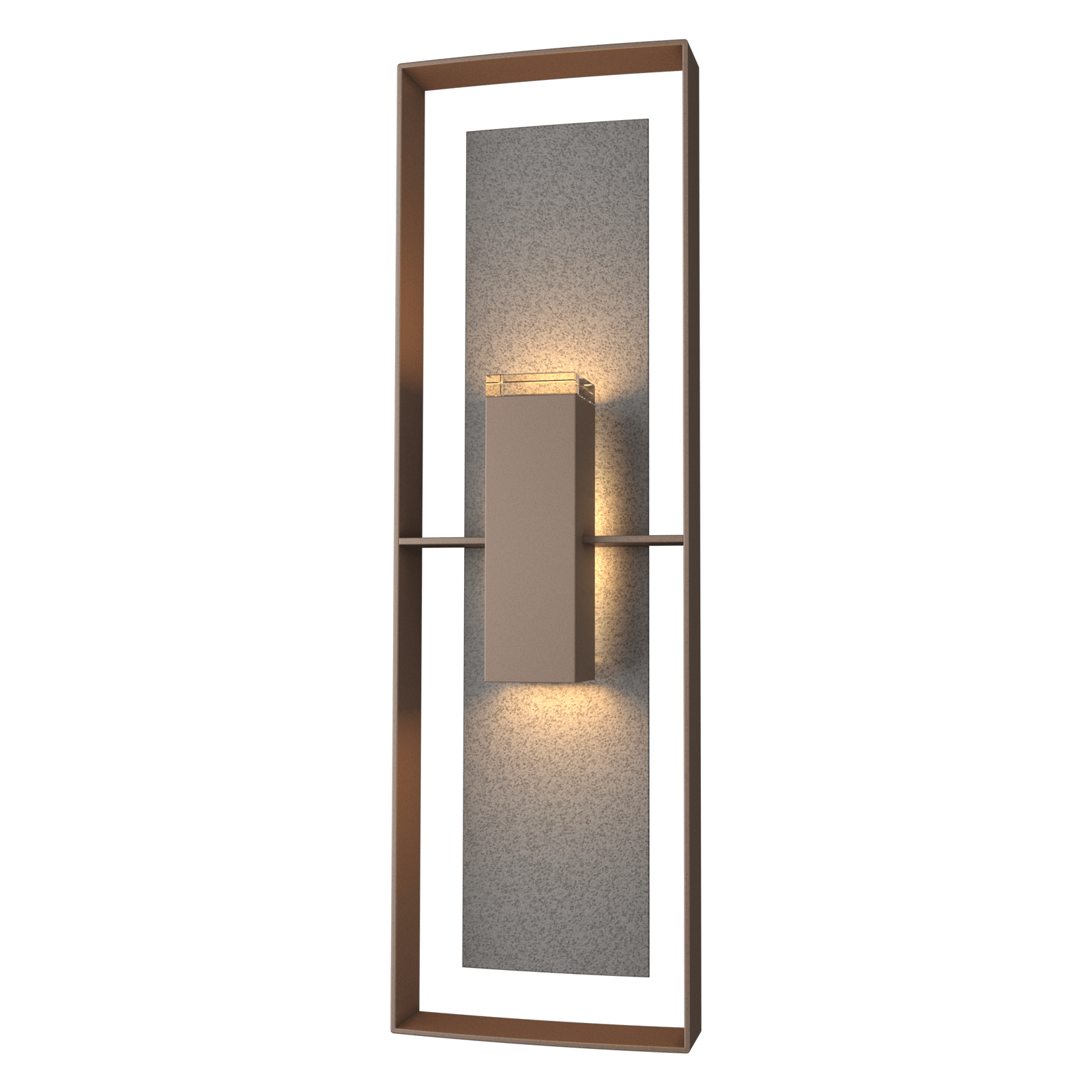 Hubbardton Forge Shadow Box Tall Outdoor Sconce