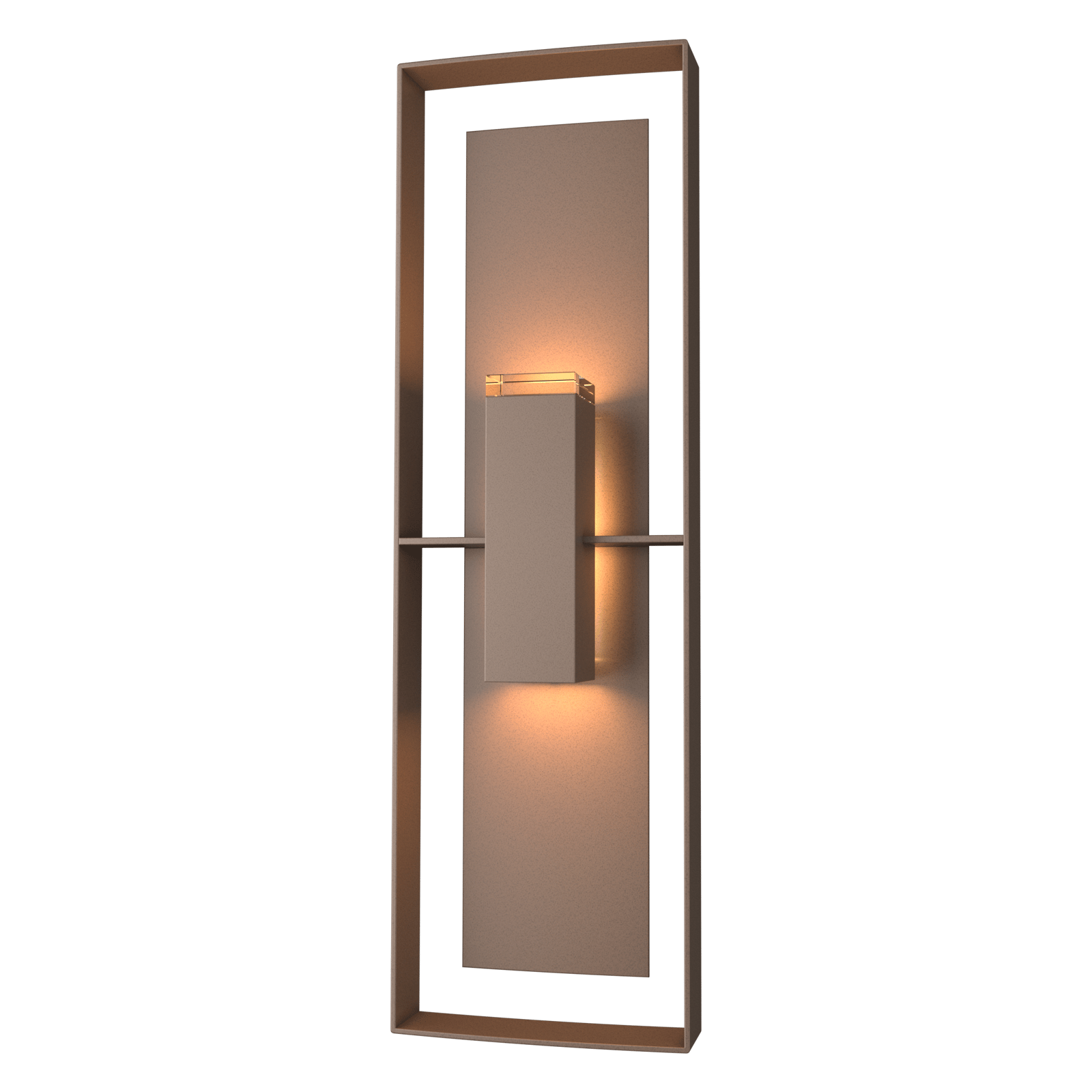 Hubbardton Forge Shadow Box Tall Outdoor Sconce