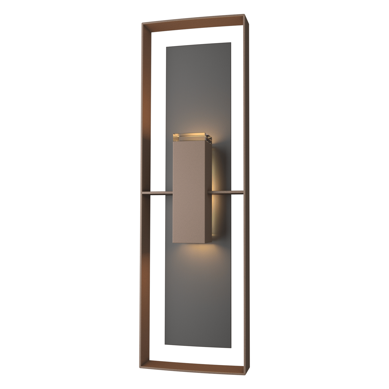 Hubbardton Forge Shadow Box Tall Outdoor Sconce