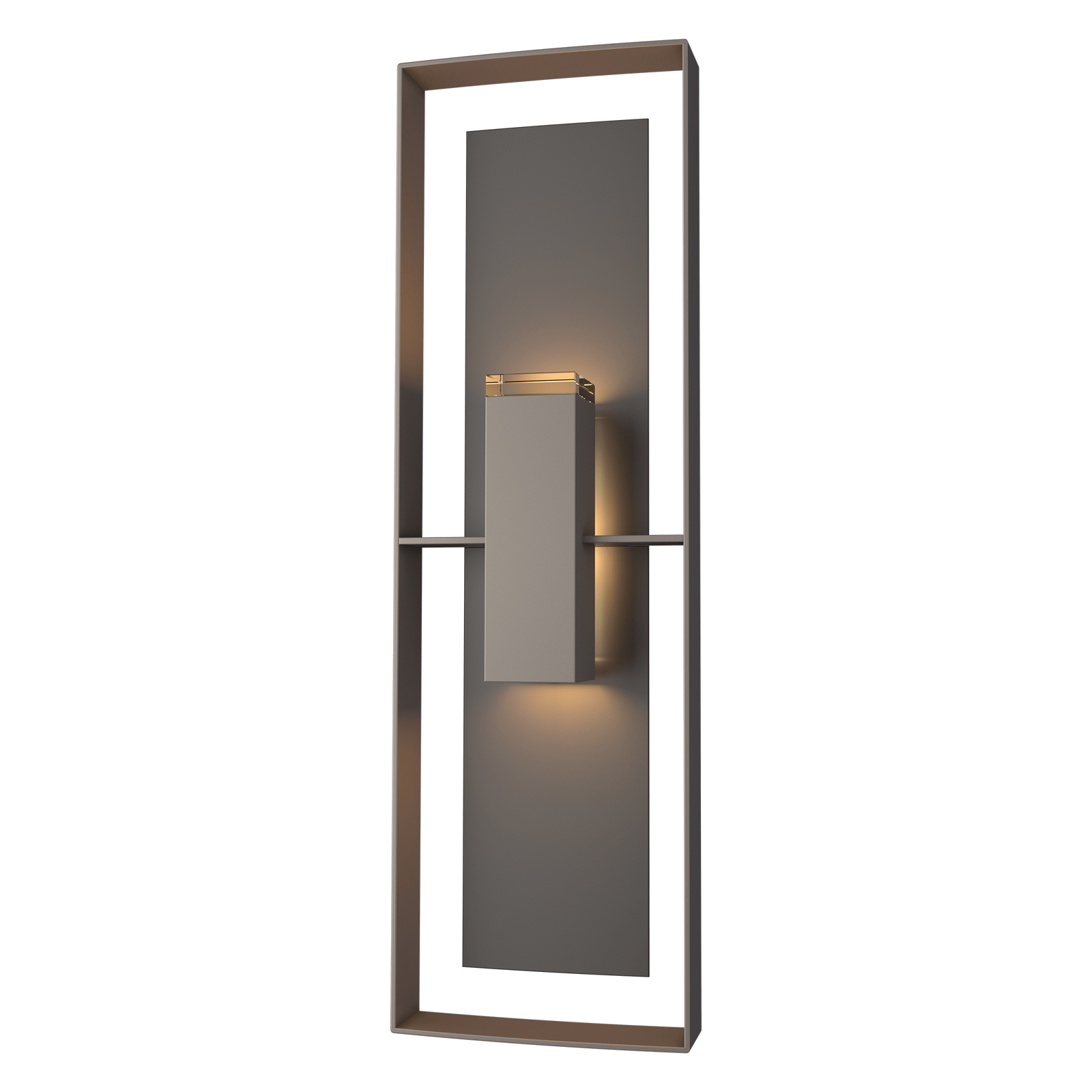 Hubbardton Forge Shadow Box Tall Outdoor Sconce