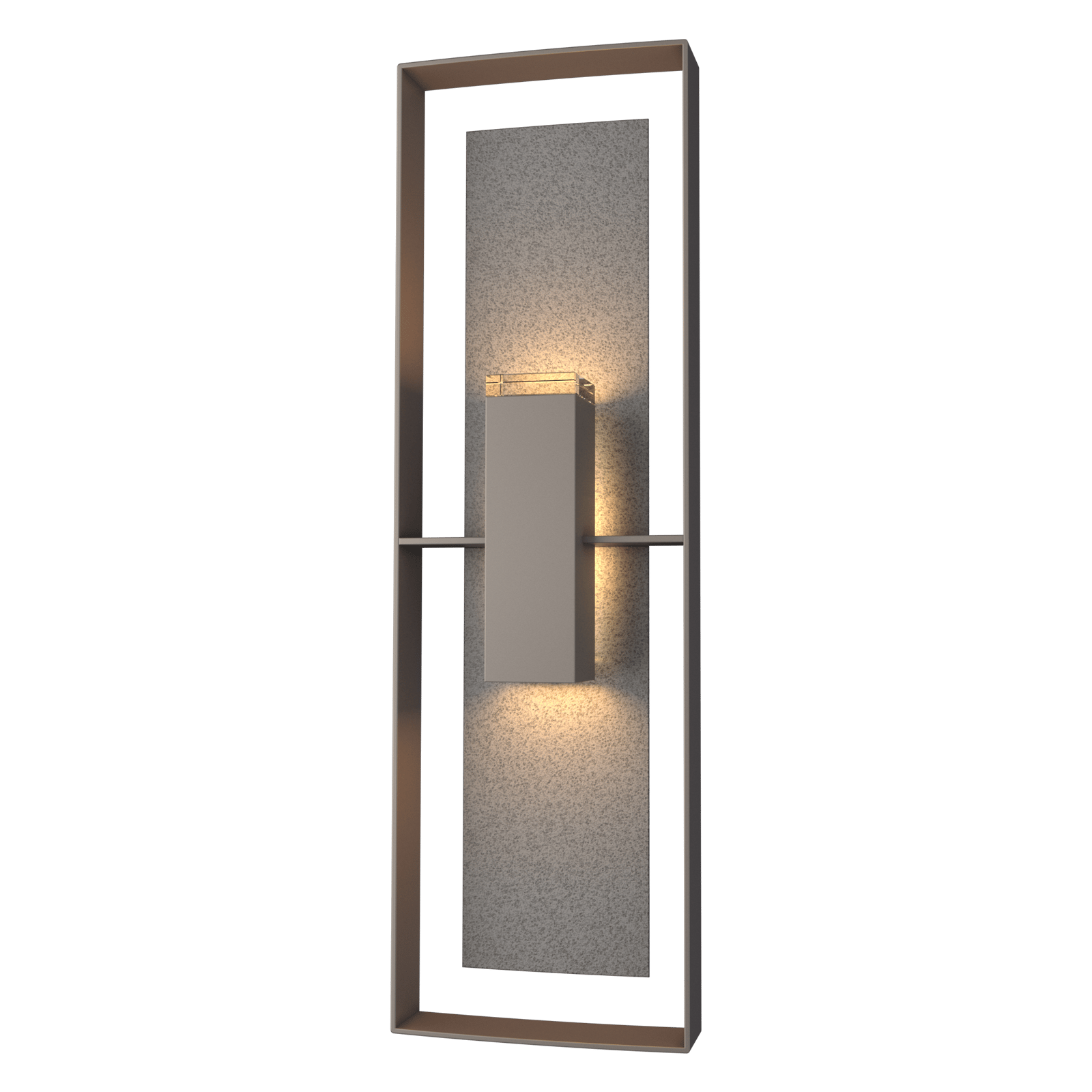 Hubbardton Forge Shadow Box Tall Outdoor Sconce