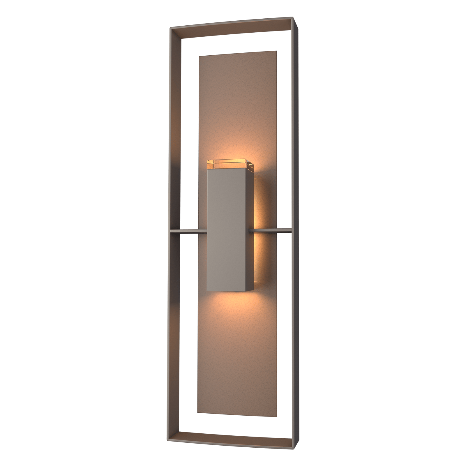 Hubbardton Forge Shadow Box Tall Outdoor Sconce