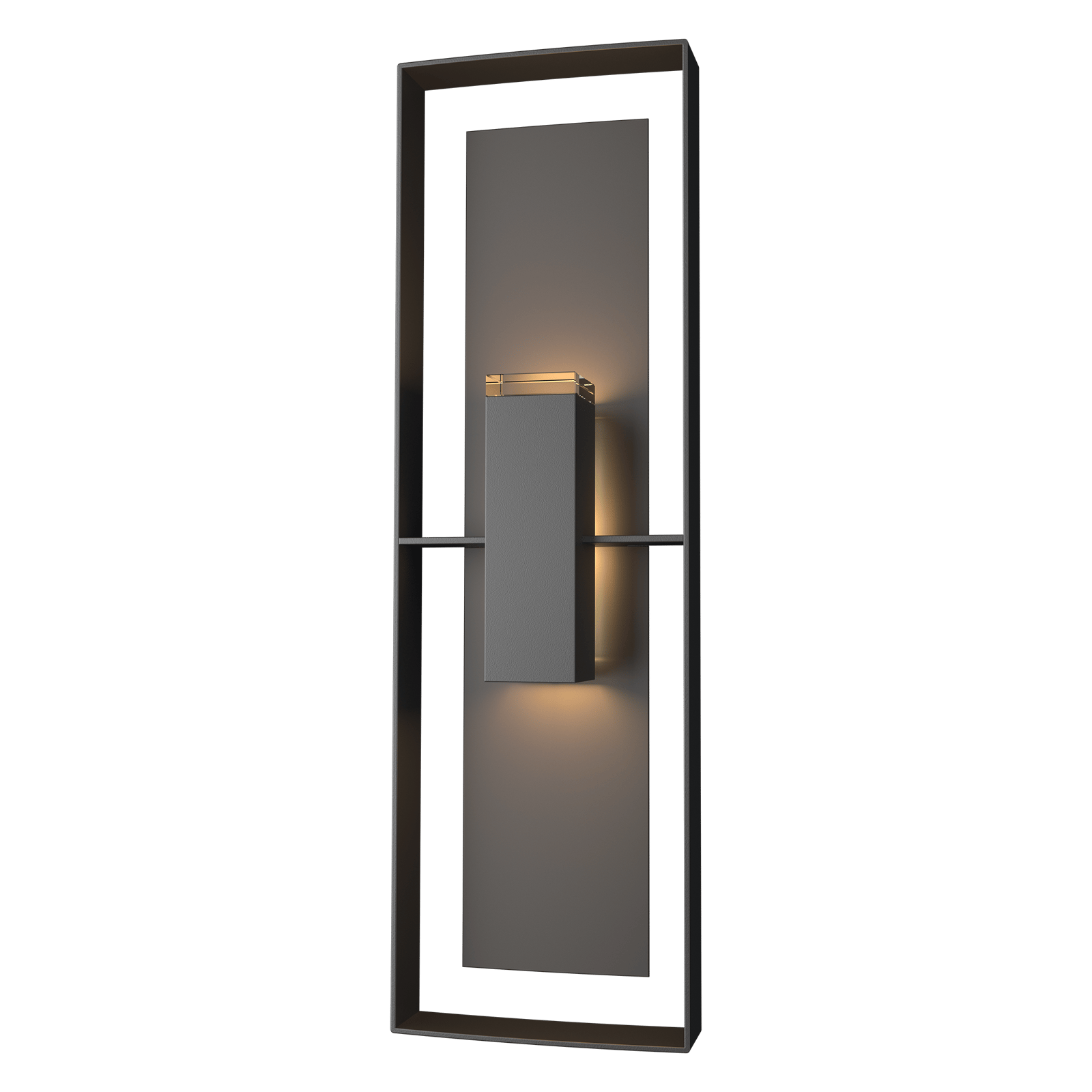 Hubbardton Forge Shadow Box Tall Outdoor Sconce