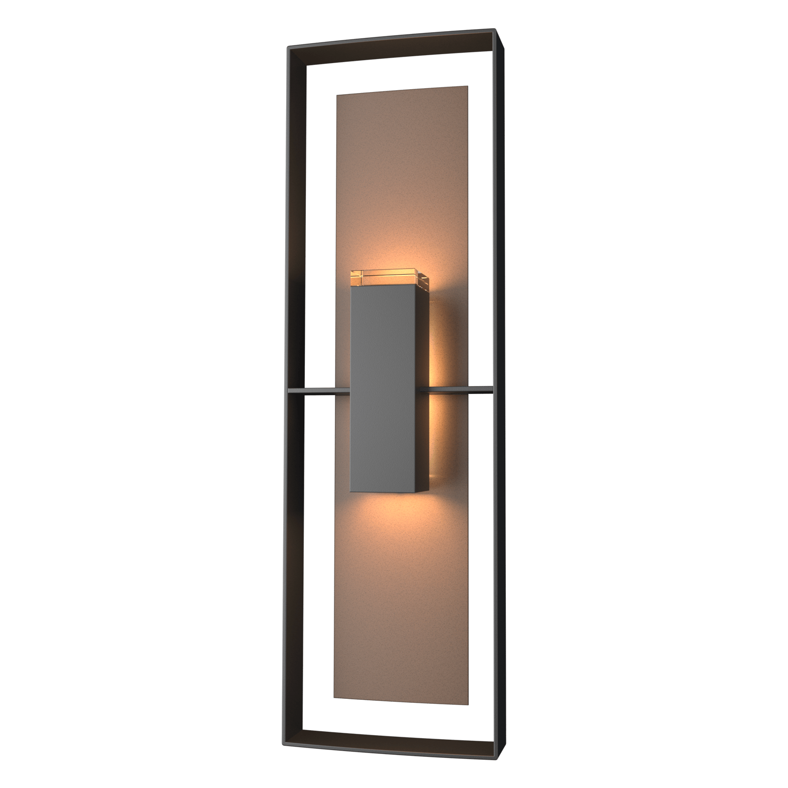 Hubbardton Forge Shadow Box Tall Outdoor Sconce