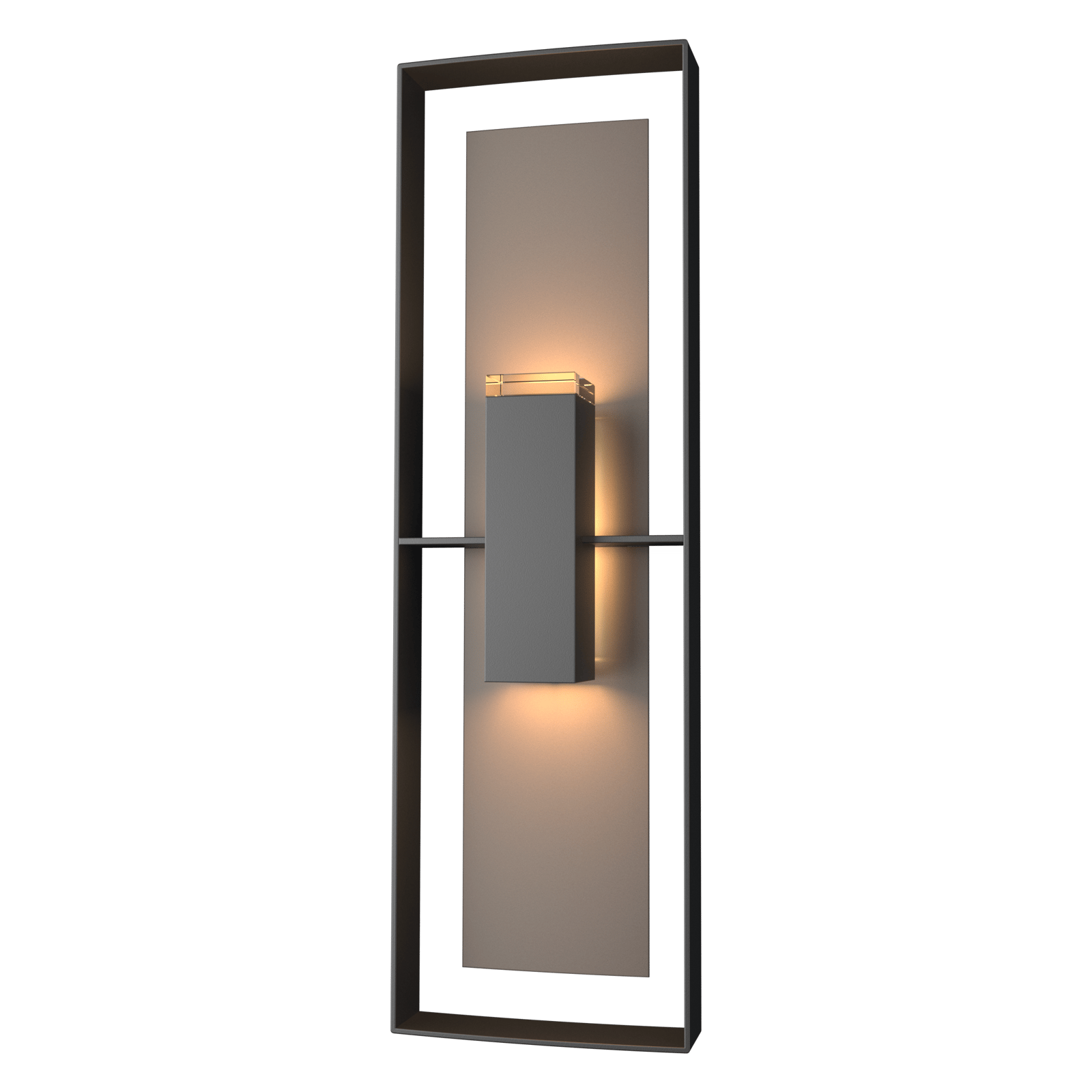 Hubbardton Forge Shadow Box Tall Outdoor Sconce