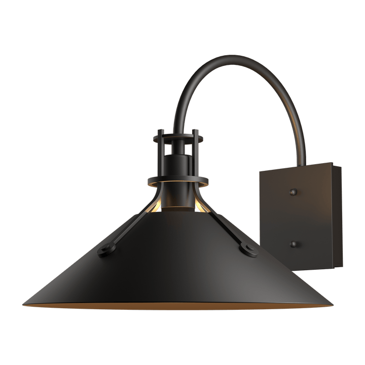 Hubbardton Forge Henry Large Outdoor Sconce Outdoor Wall Lights Hubbardton Forge Coastal Oil Rubbed Bronze  