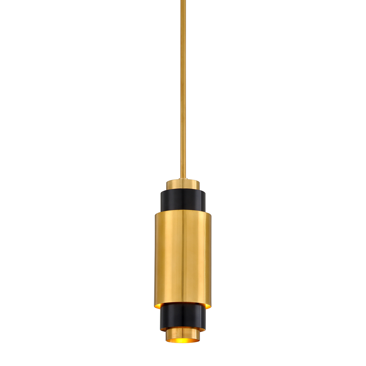 Corbett Lighting Sidcup Pendant Pendant Corbett VINTAGE BRASS BRONZE ACCENTS 5x14.25 