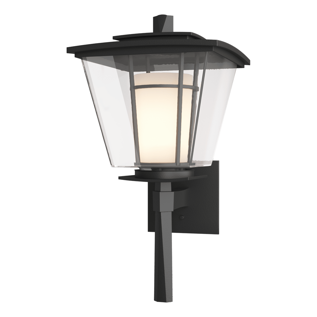 Hubbardton Forge Beacon Hall Outdoor Sconce Outdoor Wall Lights Hubbardton Forge Coastal Black  