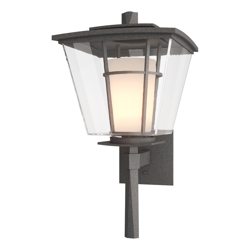 Hubbardton Forge Beacon Hall Large Outdoor Sconce Outdoor Wall Lights Hubbardton Forge Coastal Natural Iron  