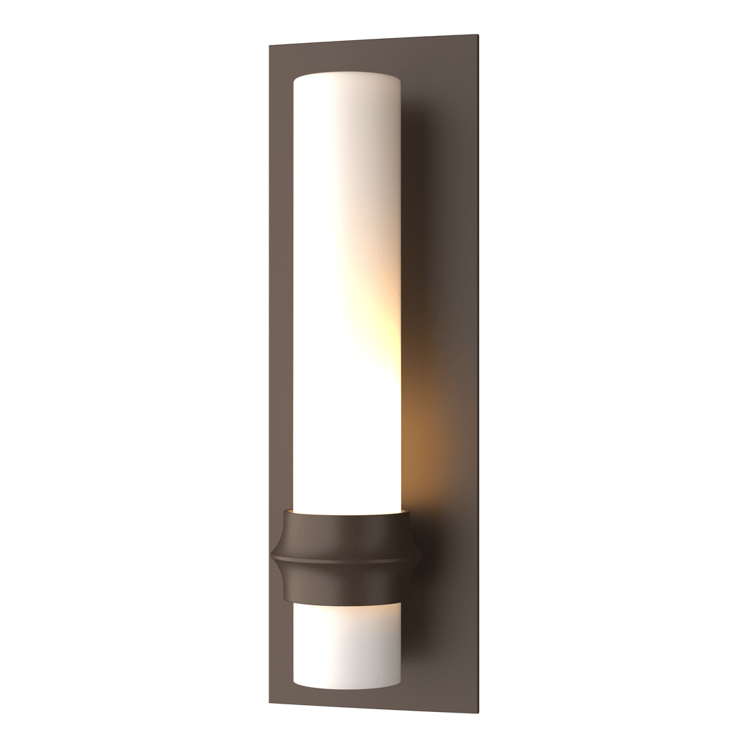 Hubbardton Forge Rook Small Outdoor Sconce Outdoor Wall Lights Hubbardton Forge Coastal Bronze  