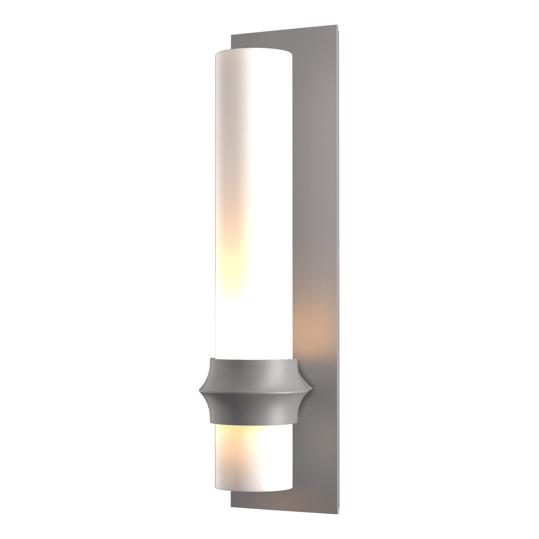 Hubbardton Forge Rook Outdoor Sconce Outdoor Wall Lights Hubbardton Forge Coastal Burnished Steel  