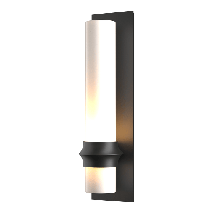 Hubbardton Forge Rook Outdoor Sconce Outdoor Wall Lights Hubbardton Forge Coastal Black  