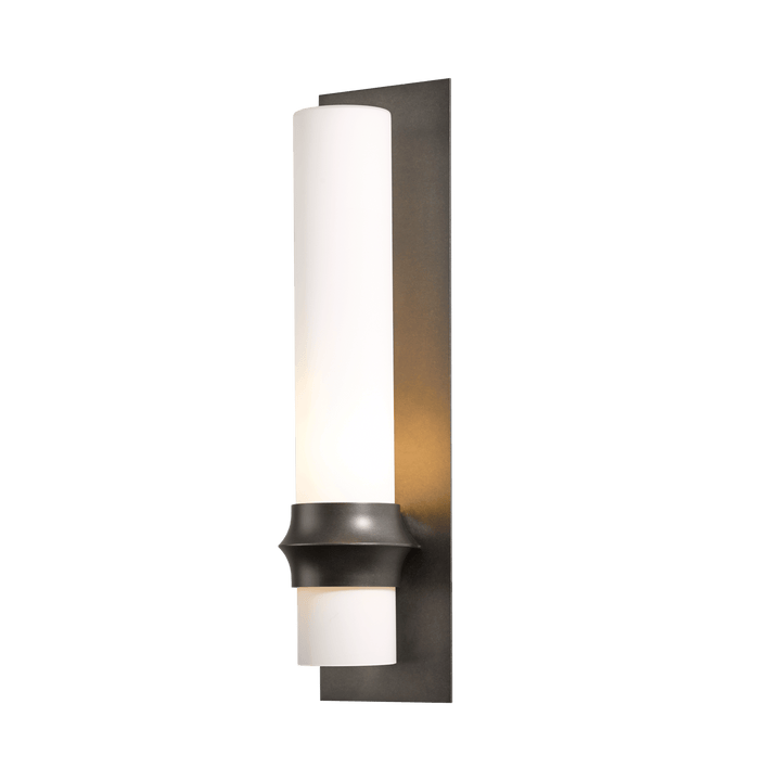 Hubbardton Forge Rook Large Outdoor Sconce Outdoor Wall Lights Hubbardton Forge Coastal Dark Smoke  