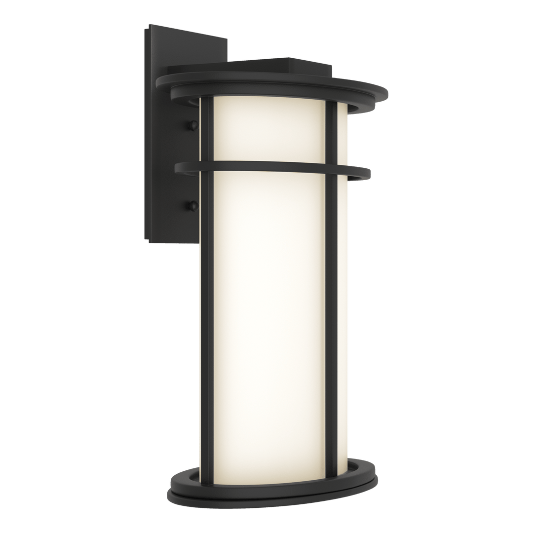 Hubbardton Forge Province Large Outdoor Sconce Outdoor Wall Lights Hubbardton Forge Coastal Black  