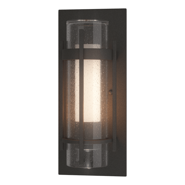 Hubbardton Forge Torch Small Outdoor Sconce Outdoor Wall Lights Hubbardton Forge Coastal Natural Iron  