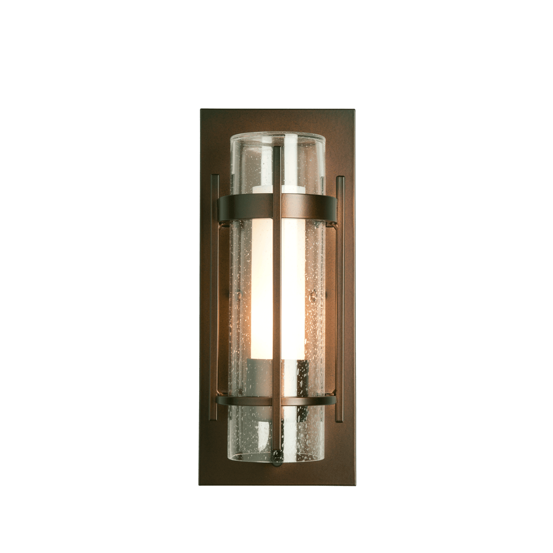 Hubbardton Forge Torch Small Outdoor Sconce Outdoor Wall Lights Hubbardton Forge Coastal Bronze  