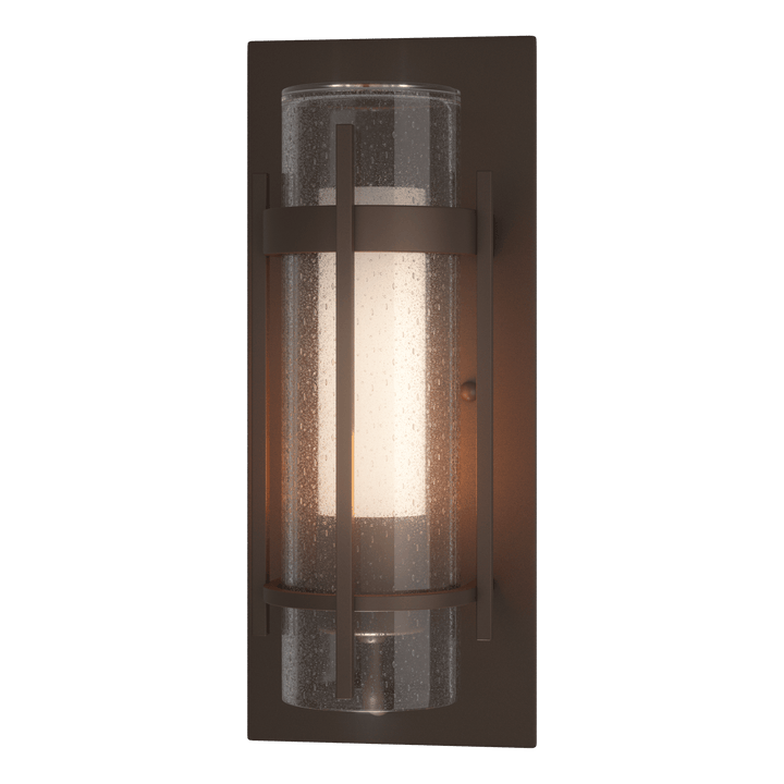 Hubbardton Forge Torch Small Outdoor Sconce Outdoor Wall Lights Hubbardton Forge Coastal Black  