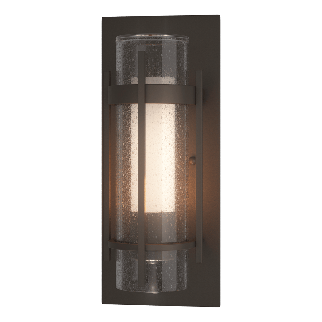 Hubbardton Forge Torch Small Outdoor Sconce Outdoor Wall Lights Hubbardton Forge Coastal Dark Smoke  