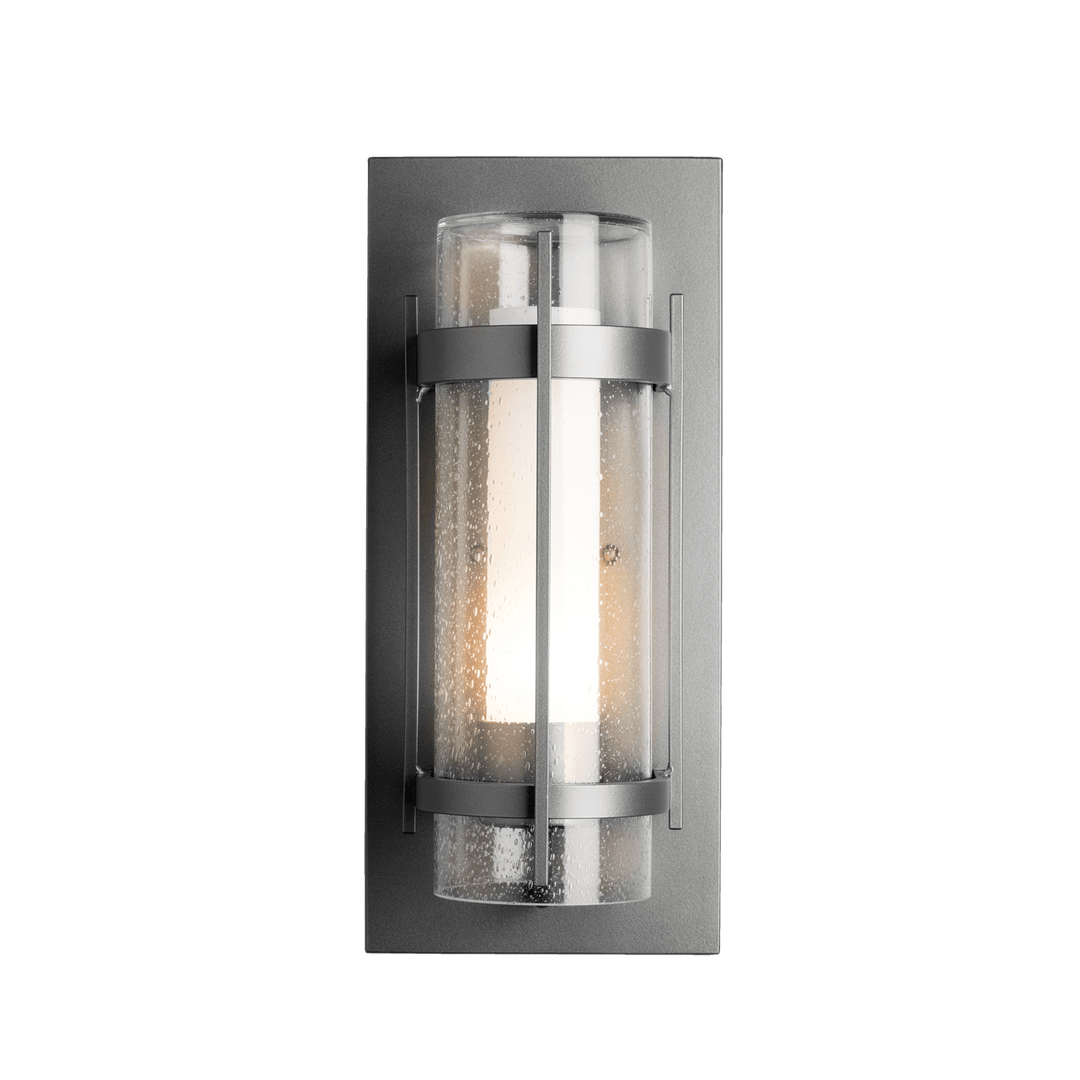 Hubbardton Forge Torch Outdoor Sconce Outdoor Wall Lights Hubbardton Forge Coastal Burnished Steel  