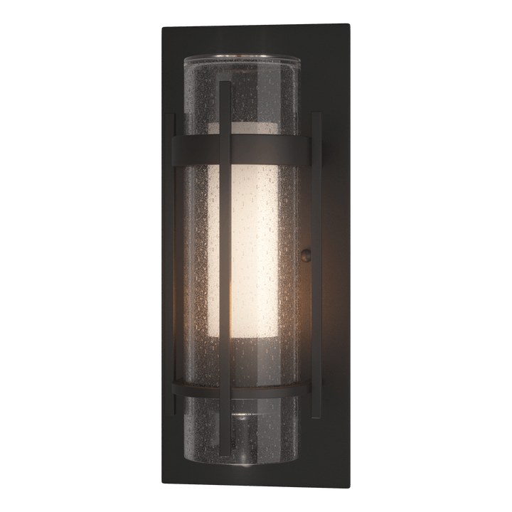 Hubbardton Forge Torch Outdoor Sconce Outdoor Wall Lights Hubbardton Forge Coastal Black  